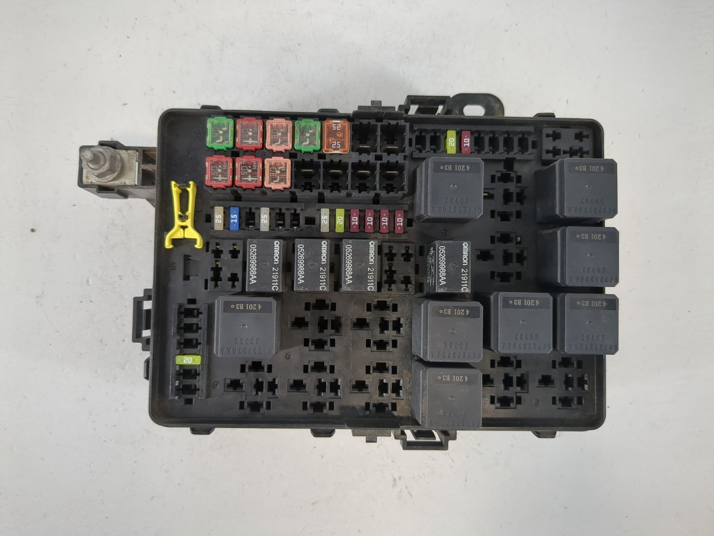 2012-2014 Dodge Charger Fusebox Fuse Box Panel Relay Module P/N:P68202715AC Fits Fits 2012 2013 2014 OEM Used Auto Parts - O