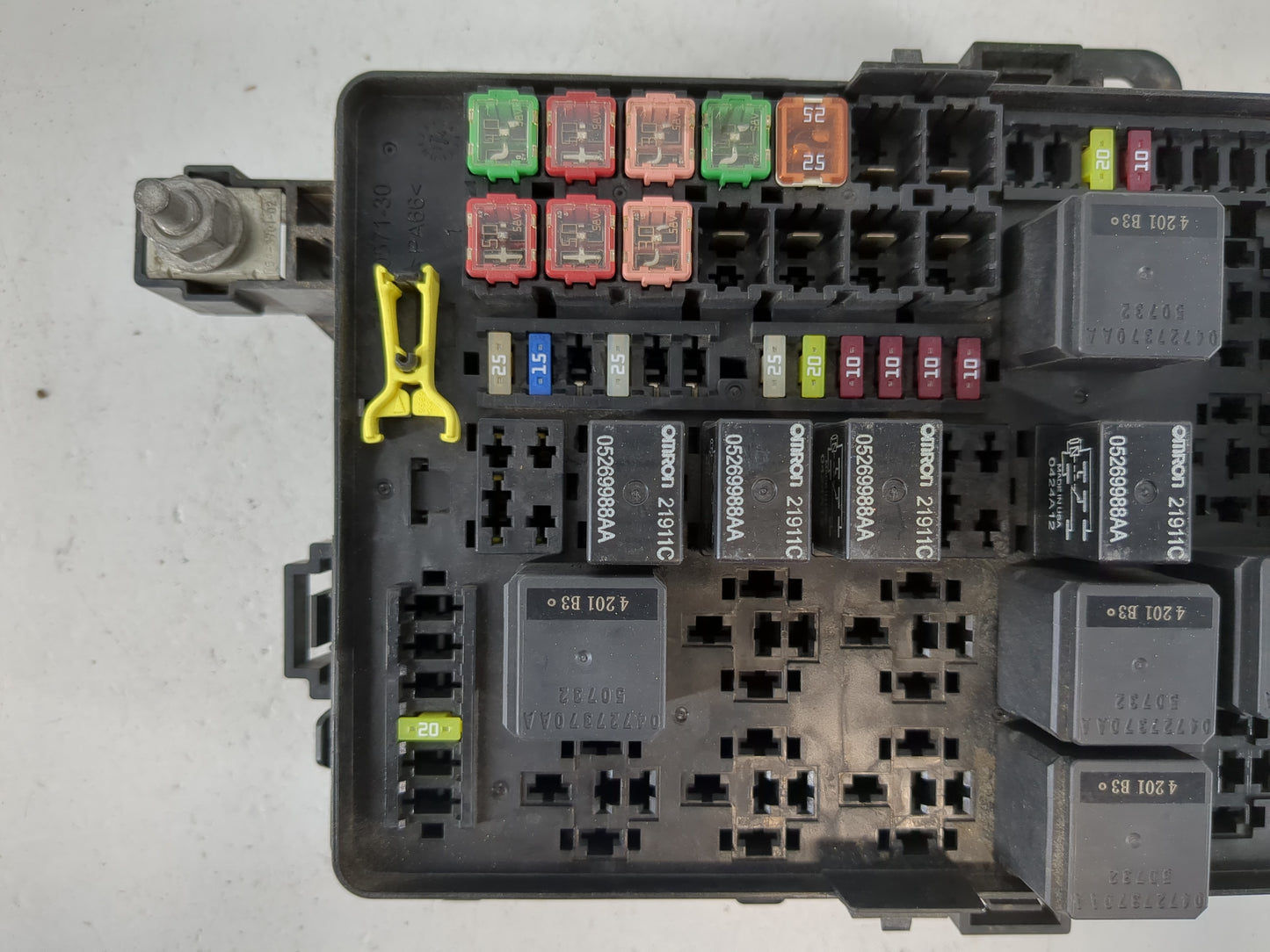 2012-2014 Dodge Charger Fusebox Fuse Box Panel Relay Module P/N:P68202715AC Fits Fits 2012 2013 2014 OEM Used Auto Parts - O