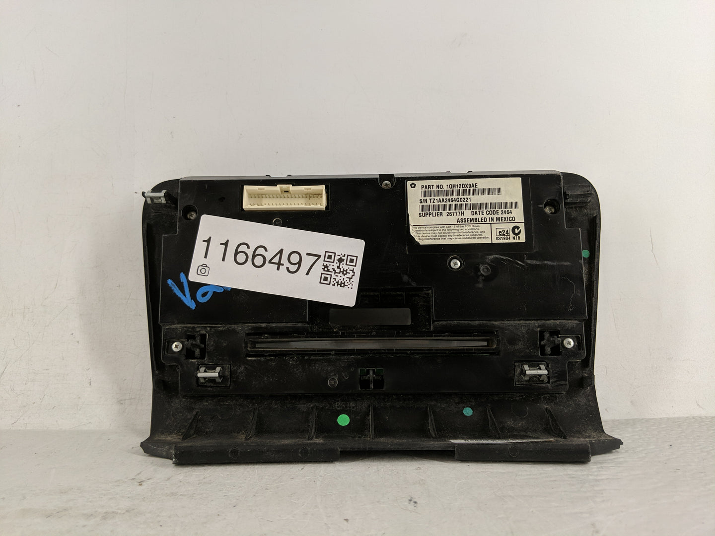 2011-2014 Dodge Charger Climate Control Module Temperature AC/Heater Replacement P/N:1QH12DX9AE Fits Fits 2011 2012 2013 201