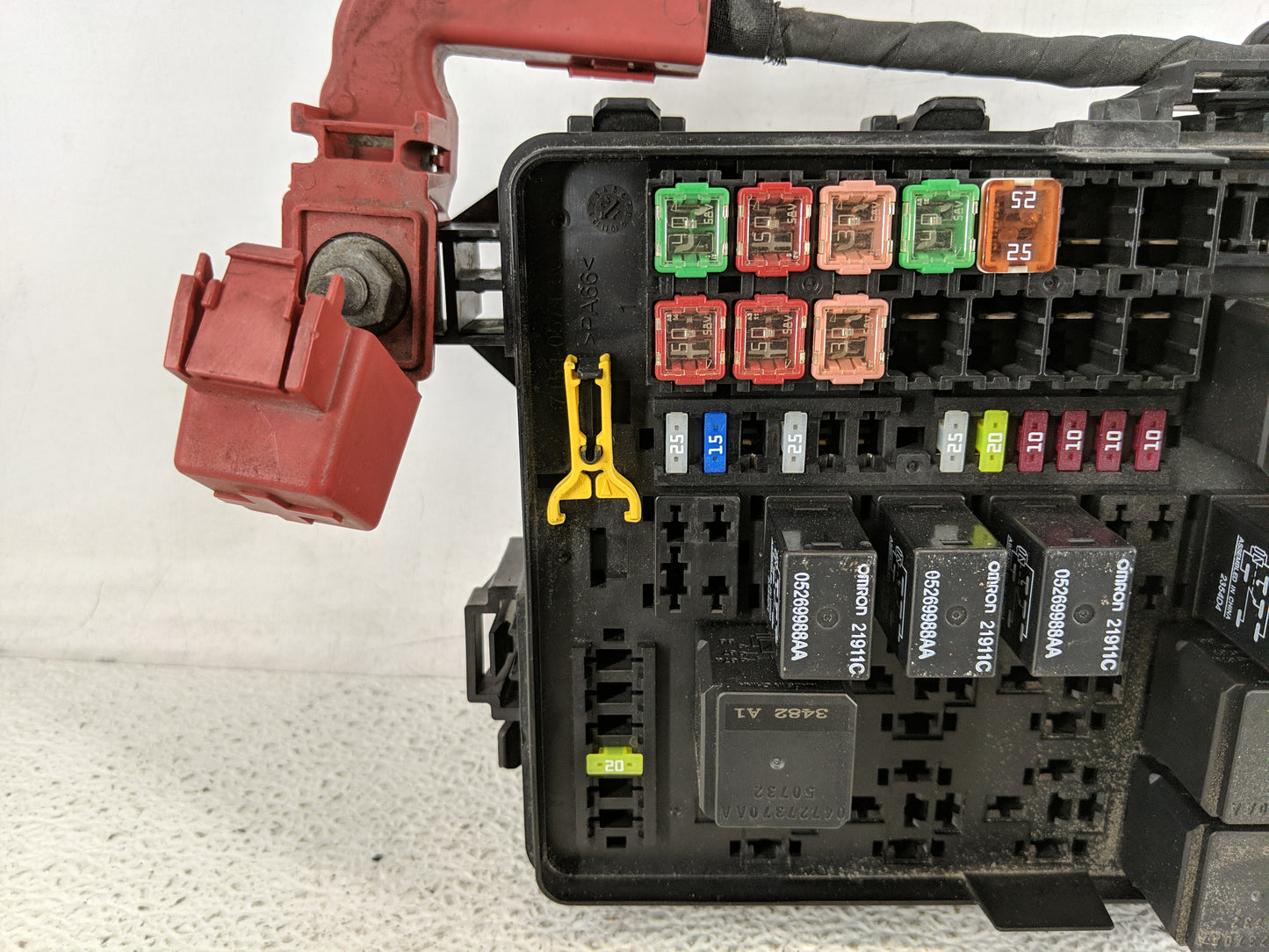 2012-2014 Dodge Charger Fusebox Fuse Box Panel Relay Module P/N:16238BZ P68197046AB Fits Fits 2012 2013 2014 OEM Used Auto P