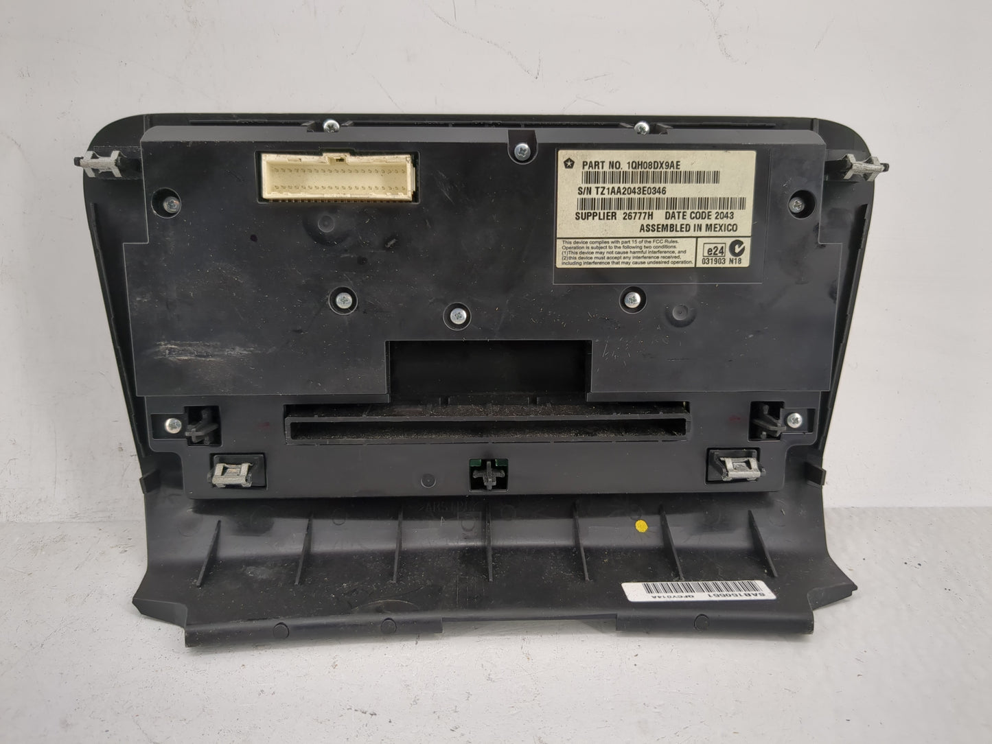 2011-2014 Dodge Charger Climate Control Module Temperature AC/Heater Replacement P/N:1QH08DX9AE Fits Fits 2011 2012 2013 201