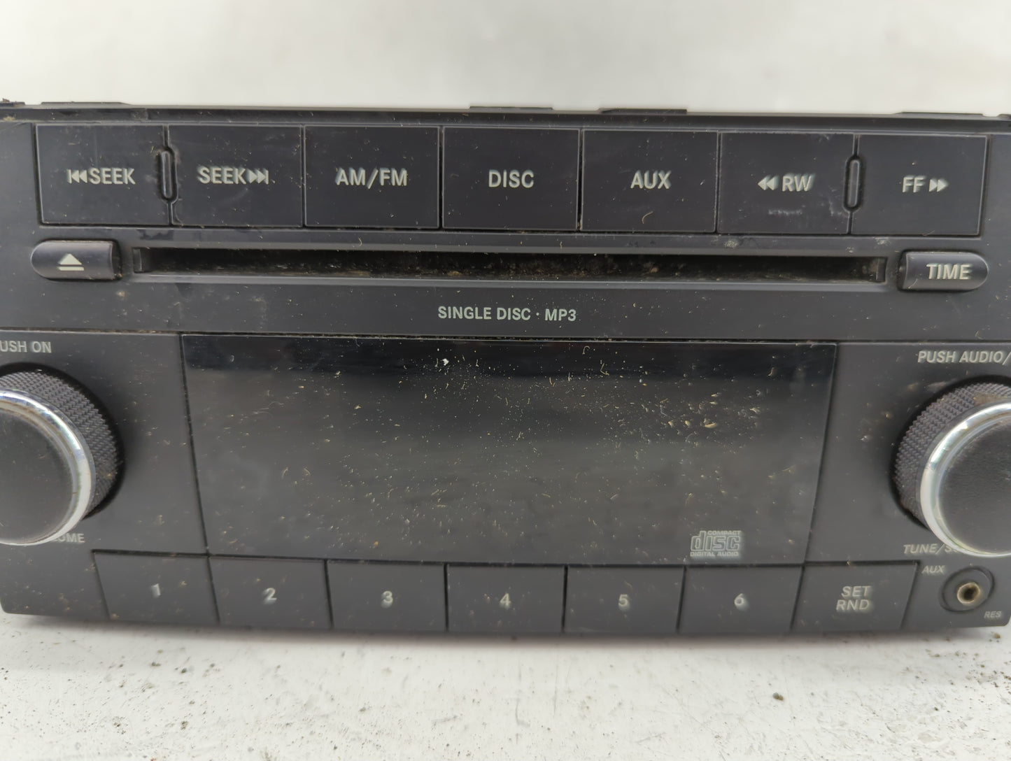 2013-2014 Dodge Charger Radio AM FM Cd Player Receiver Replacement P/N:P05091111AC Fits Fits 2013 2014 OEM Used Auto Parts -