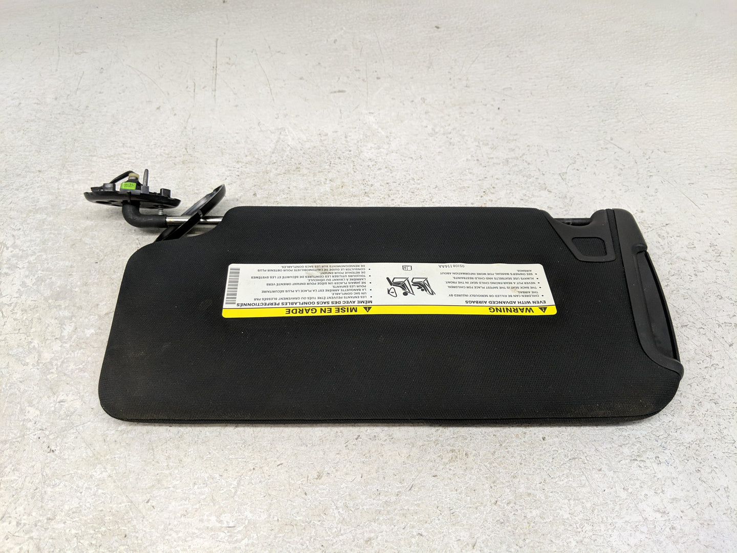 2011-2014 Dodge Charger Sun Visor Shade Replacement Passenger Right Mirror Fits Fits 2011 2013 2014 OEM Used Auto Parts - Oe