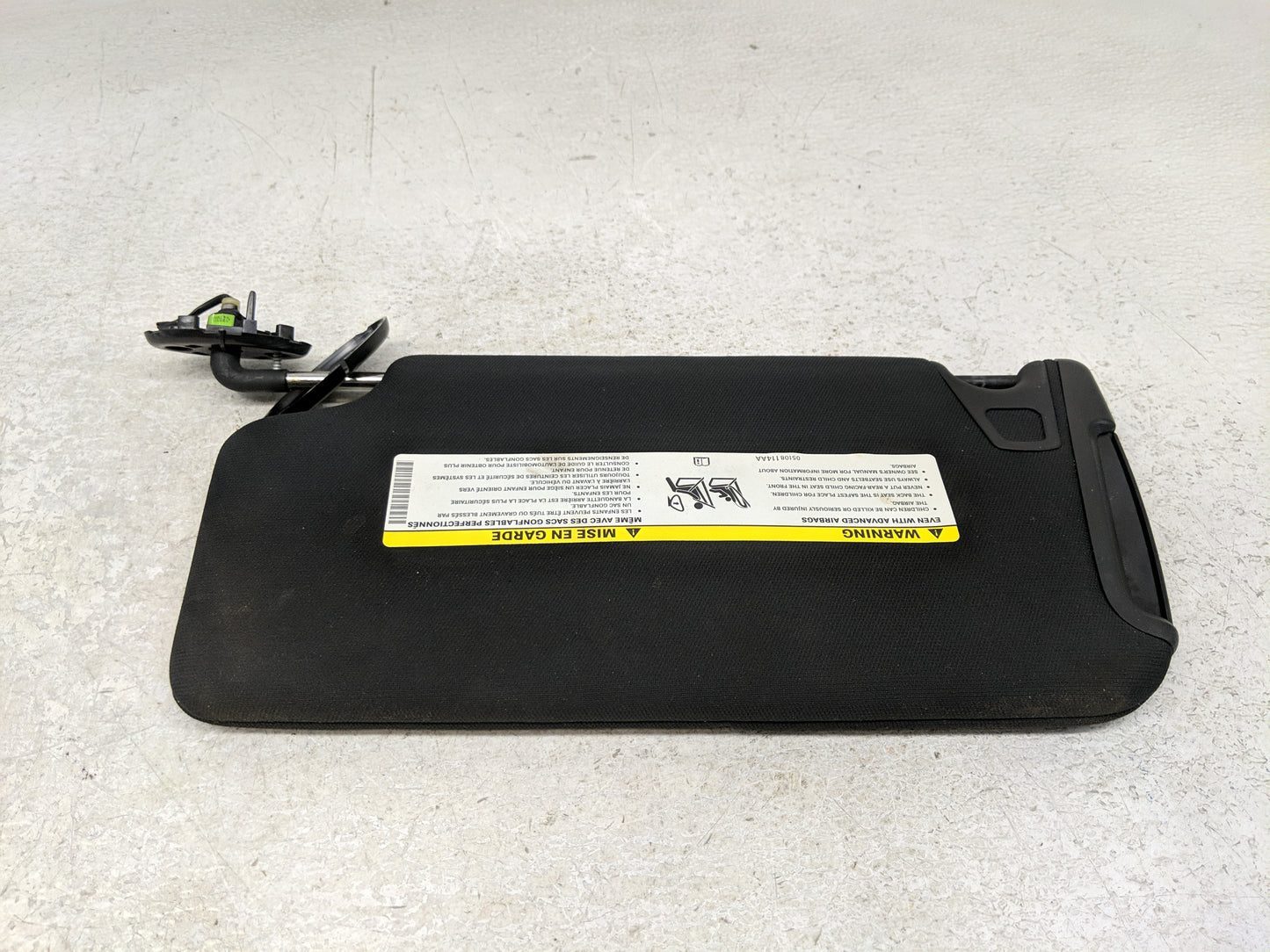 2011-2014 Dodge Charger Sun Visor Shade Replacement Passenger Right Mirror Fits Fits 2011 2013 2014 OEM Used Auto Parts - Oe