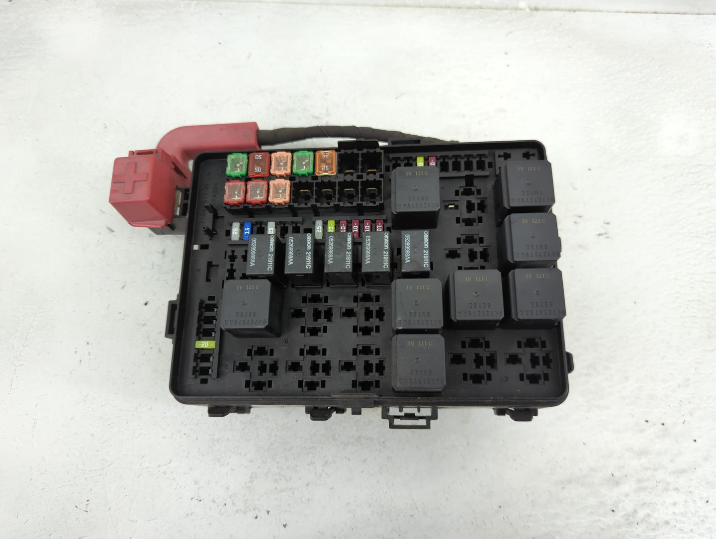 2012-2014 Dodge Charger Fusebox Fuse Box Panel Relay Module P/N:P68202713AB Fits Fits 2012 2013 2014 OEM Used Auto Parts - O