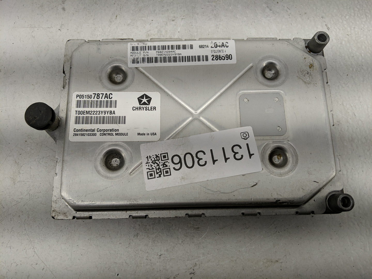 2014 Dodge Charger PCM Engine Control Computer ECU ECM PCU OEM P/N:P68214204AC P05150787AC Fits OEM Used Auto Parts - Oemuse