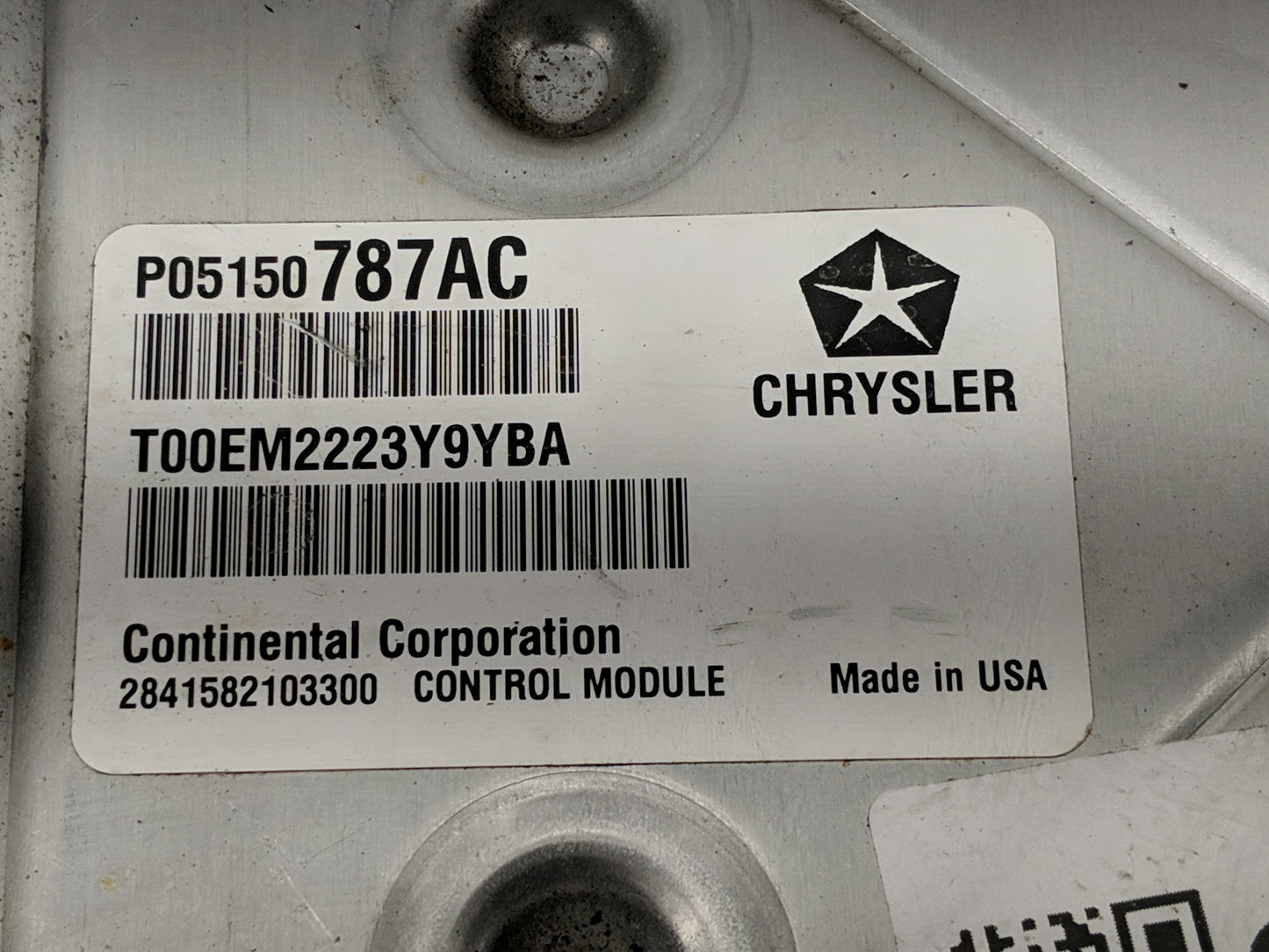 2014 Dodge Charger PCM Engine Control Computer ECU ECM PCU OEM P/N:P68214204AC P05150787AC Fits OEM Used Auto Parts - Oemuse