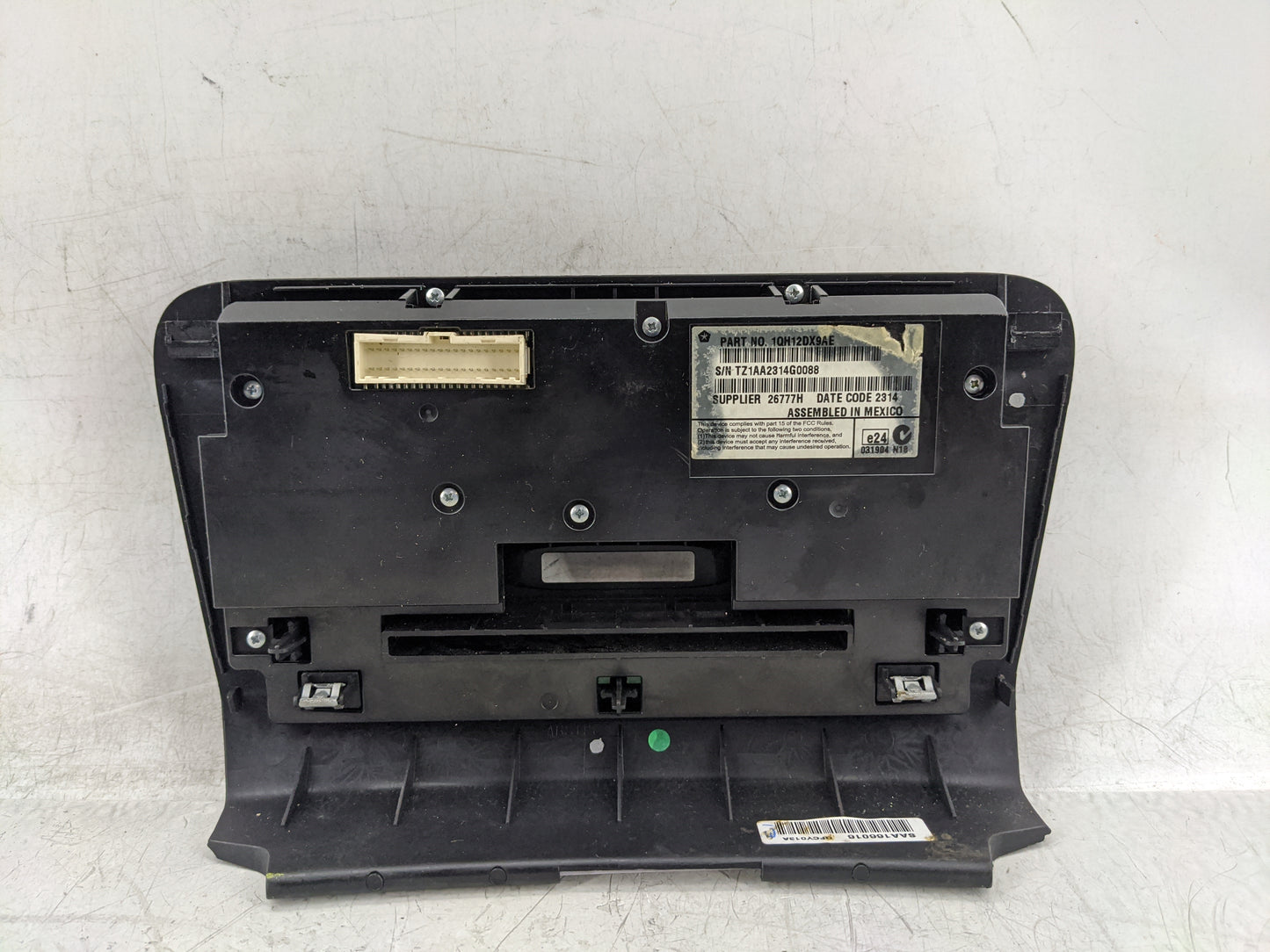 2011-2014 Dodge Charger Climate Control Module Temperature AC/Heater Replacement P/N:1QH12DX9AE Fits Fits 2011 2012 2013 201