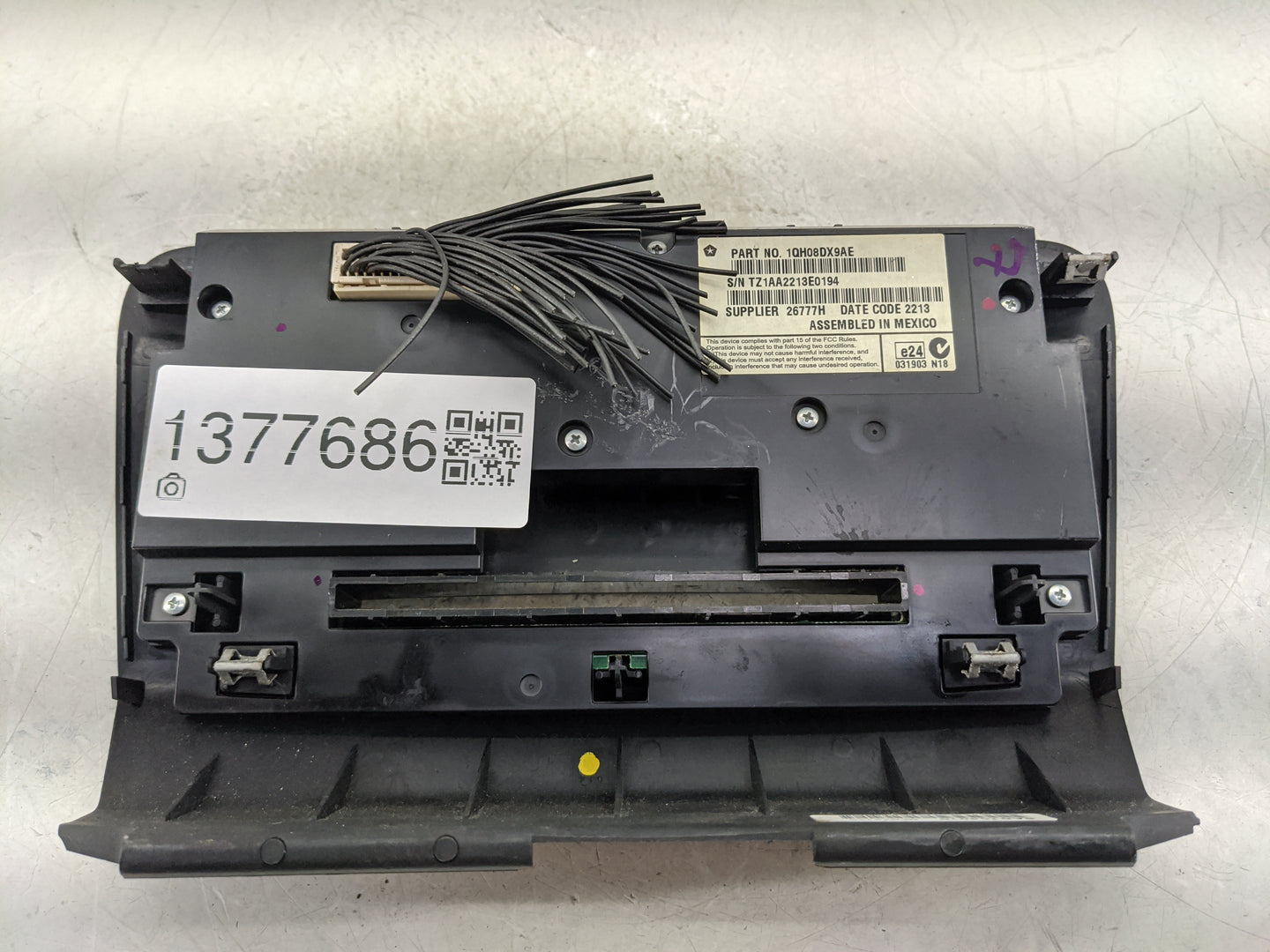 2011-2014 Dodge Charger Climate Control Module Temperature AC/Heater Replacement P/N:1QH08DX9AE Fits Fits 2011 2012 2013 201