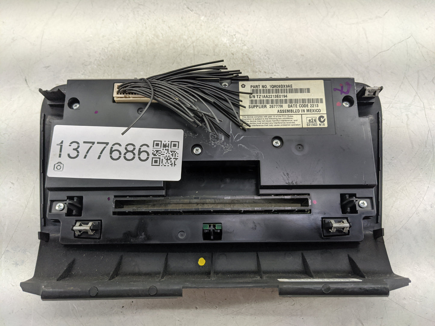 2011-2014 Dodge Charger Climate Control Module Temperature AC/Heater Replacement P/N:1QH08DX9AE Fits Fits 2011 2012 2013 201
