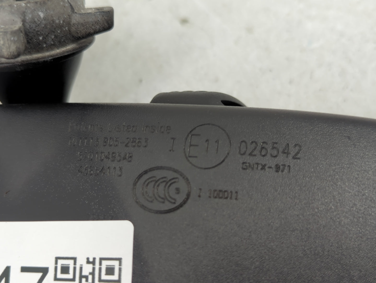 2011-2014 Dodge Charger Interior Rear View Mirror Replacement OEM P/N:45654113 57010495AB Fits Fits 2011 2012 2013 2014 OEM 
