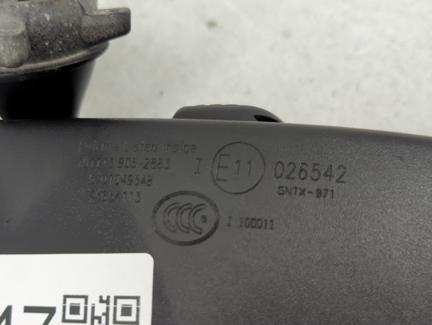 2011-2014 Dodge Charger Interior Rear View Mirror Replacement OEM P/N:45654113 57010495AB Fits Fits 2011 2012 2013 2014 OEM 