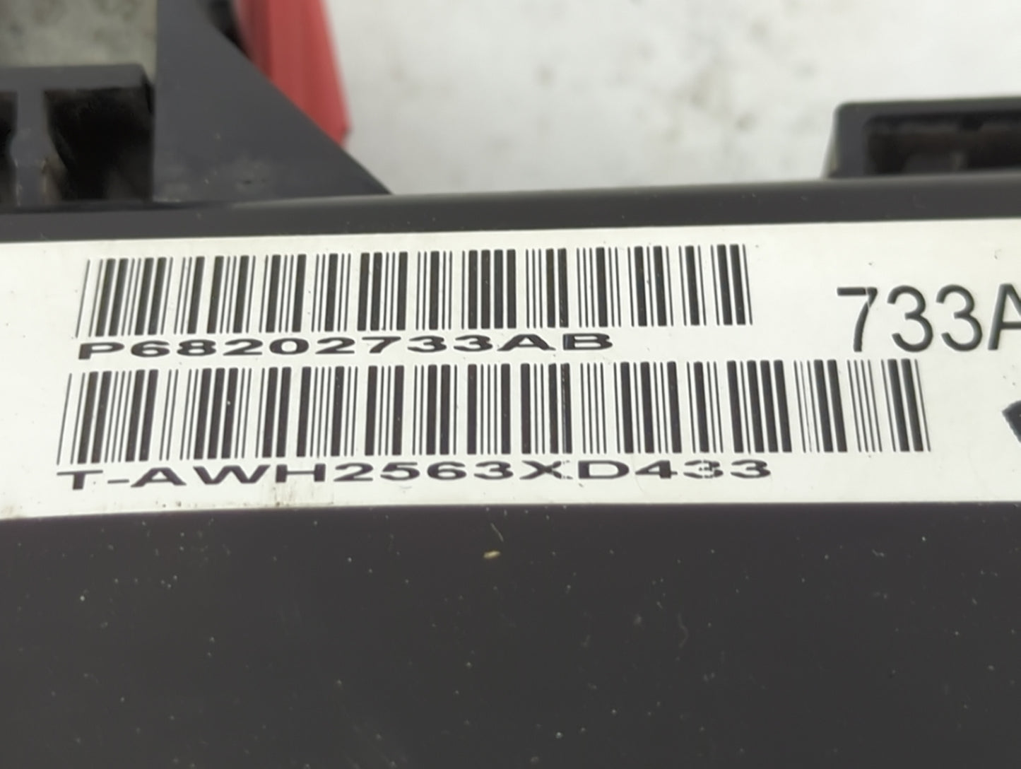 2012-2014 Dodge Charger Fusebox Fuse Box Panel Relay Module P/N:P68202733AB P68202713AB Fits Fits 2012 2013 2014 OEM Used Au