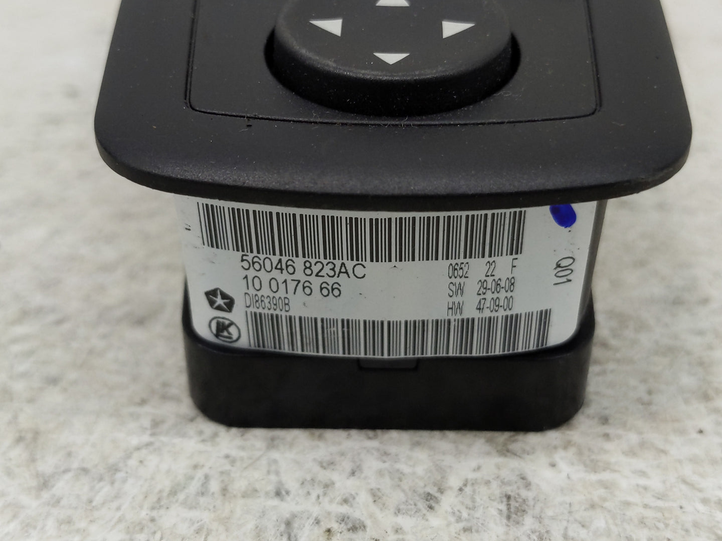 2011-2014 Dodge Charger Master Power Window Switch Replacement Driver Side Left P/N:56046 823AC Fits OEM Used Auto Parts - O