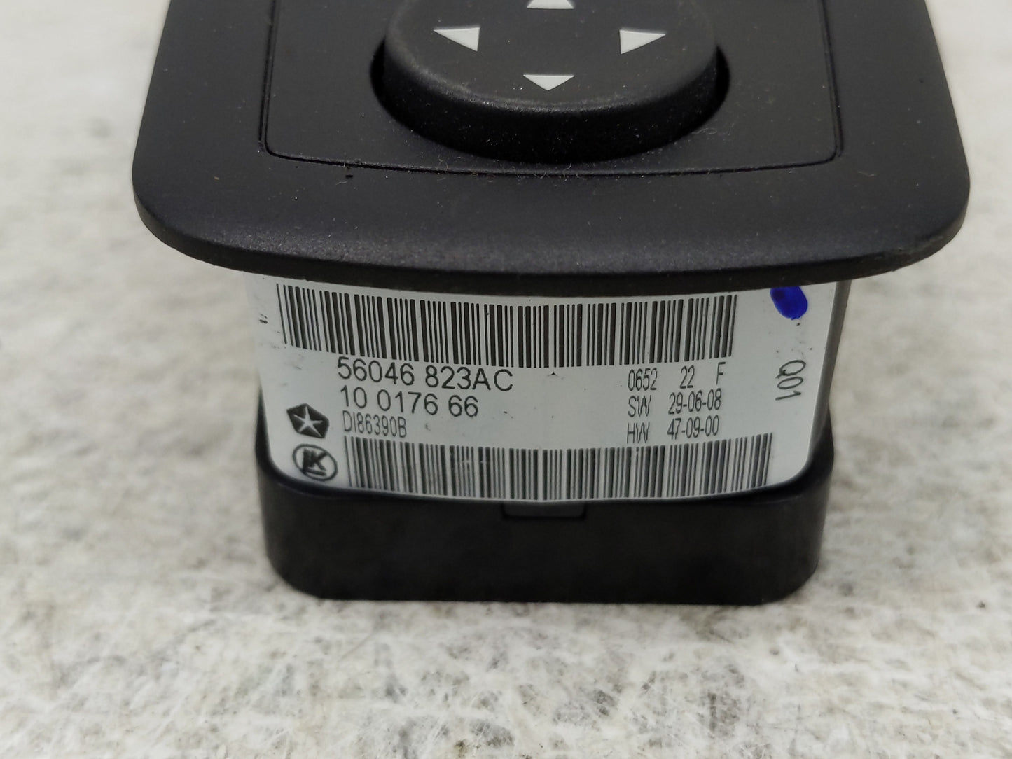 2011-2014 Dodge Charger Master Power Window Switch Replacement Driver Side Left P/N:56046 823AC Fits OEM Used Auto Parts - O