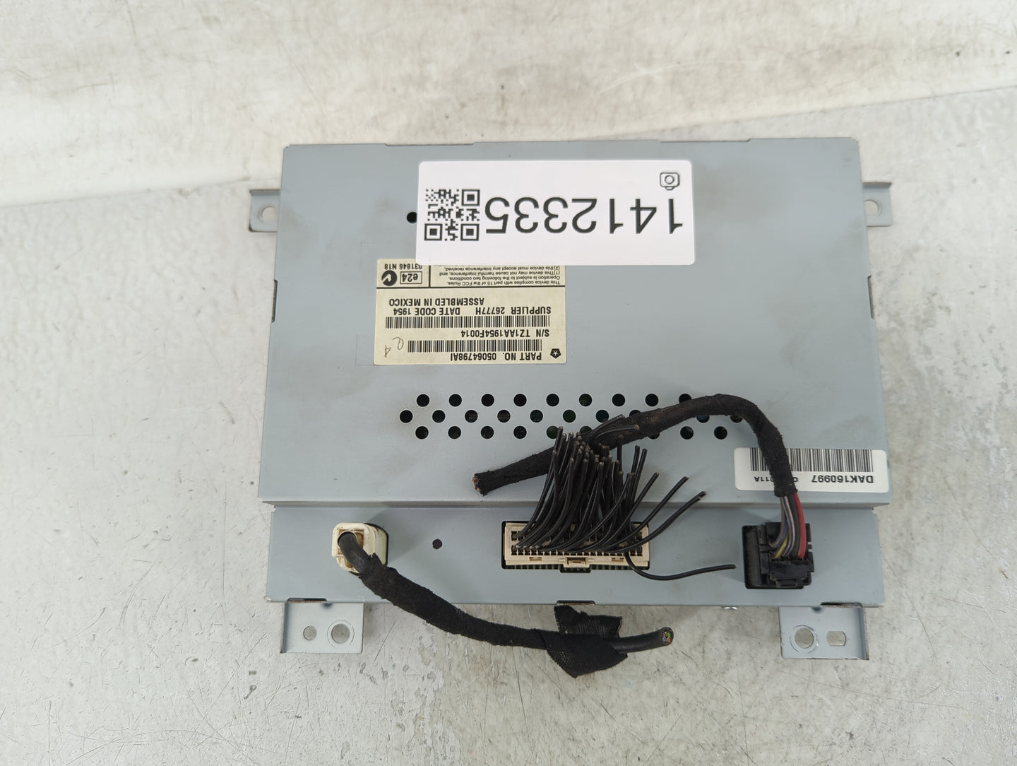2011-2014 Dodge Charger Information Display Screen - Oemusedautoparts1.com