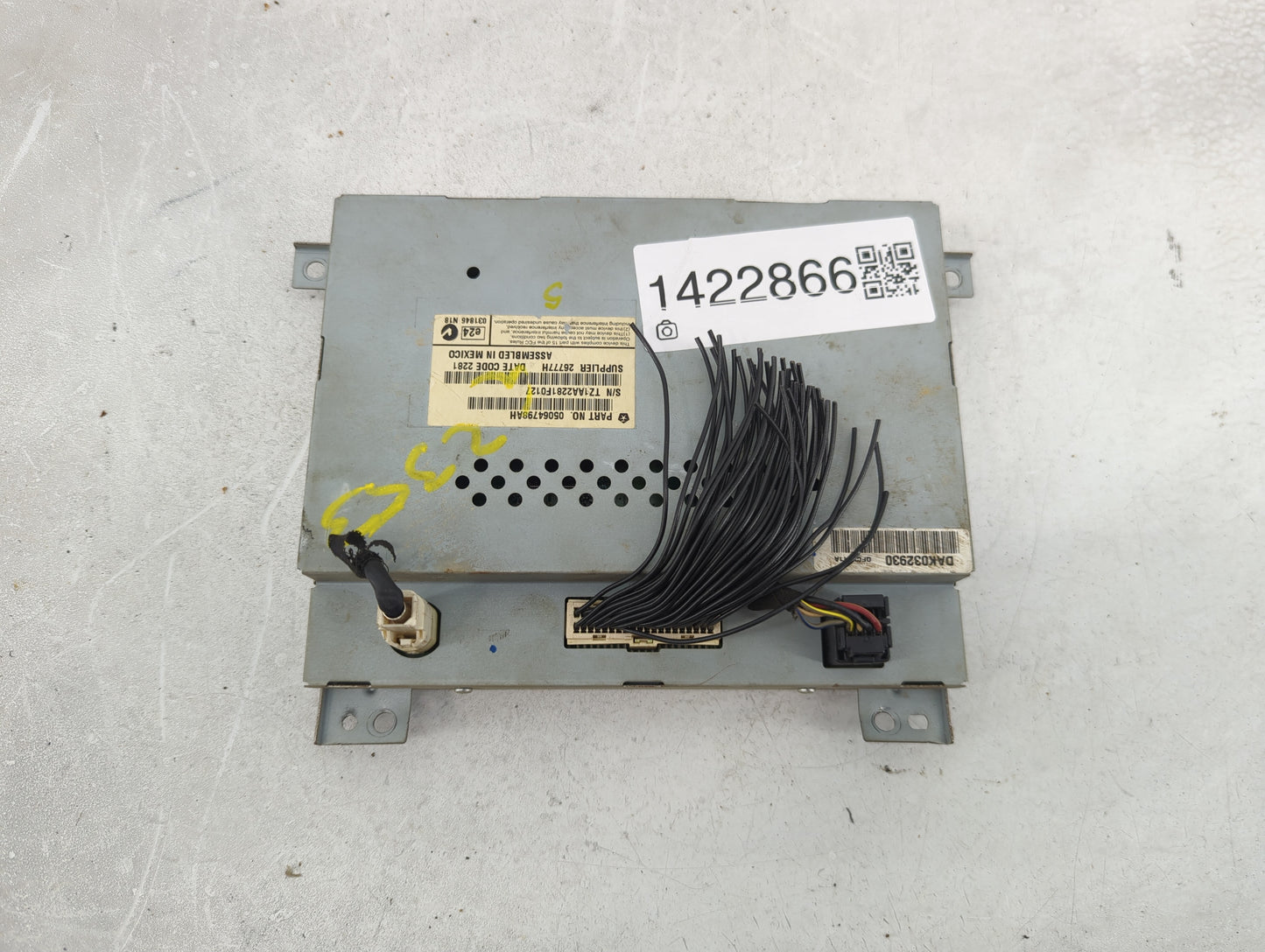 2011-2014 Dodge Charger Information Display Screen - Oemusedautoparts1.com