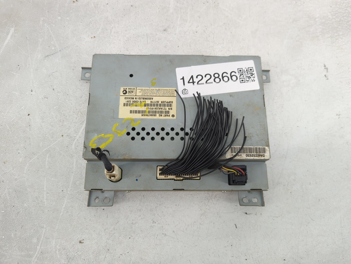 2011-2014 Dodge Charger Information Display Screen 1422866 - Oemusedautoparts1.com