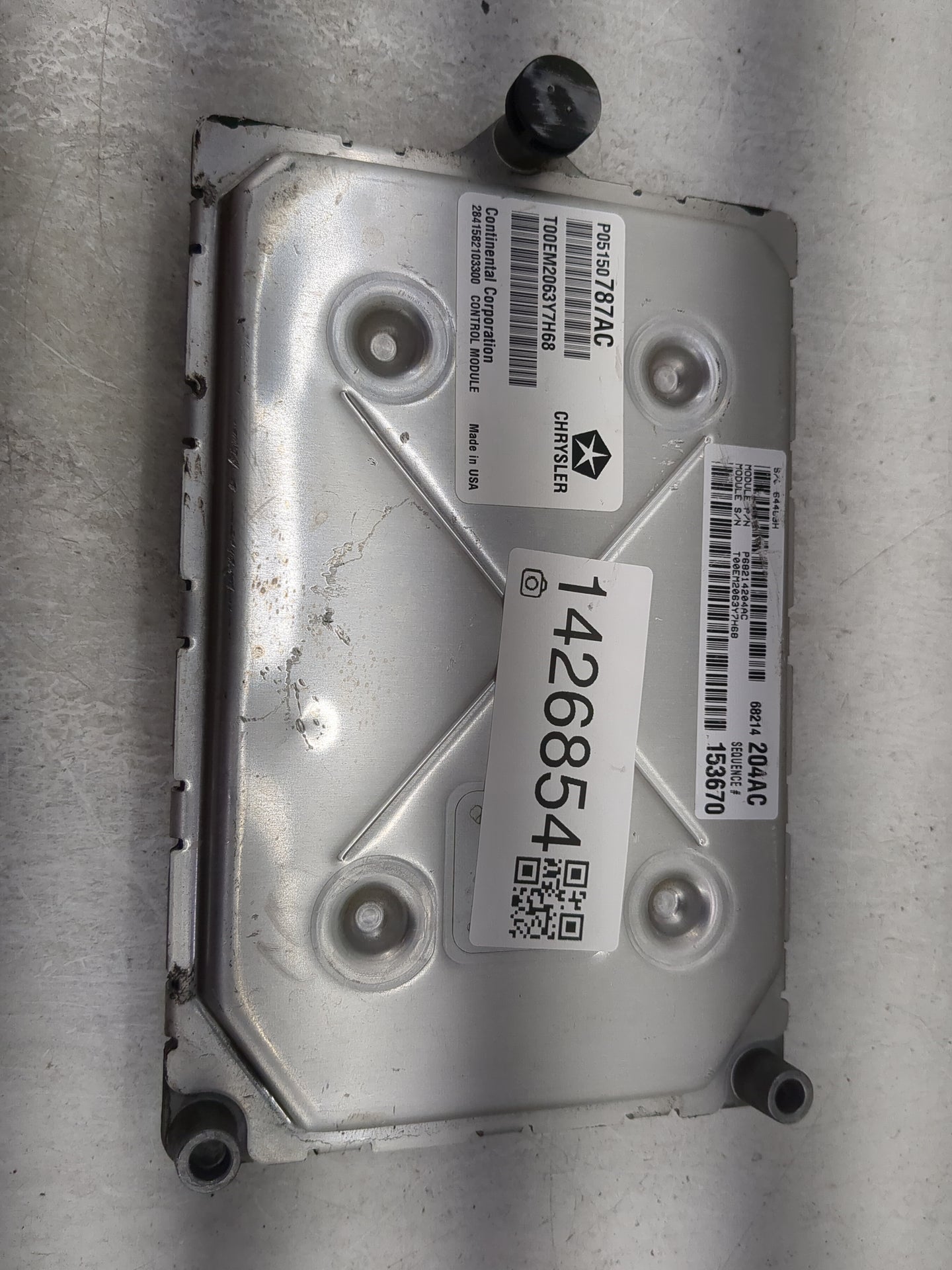 2014 Dodge Charger PCM Engine Control Computer ECU ECM PCU OEM P/N:P05150787AC T00EM2063Y7H68, 68214204AC Fits OEM Used Auto