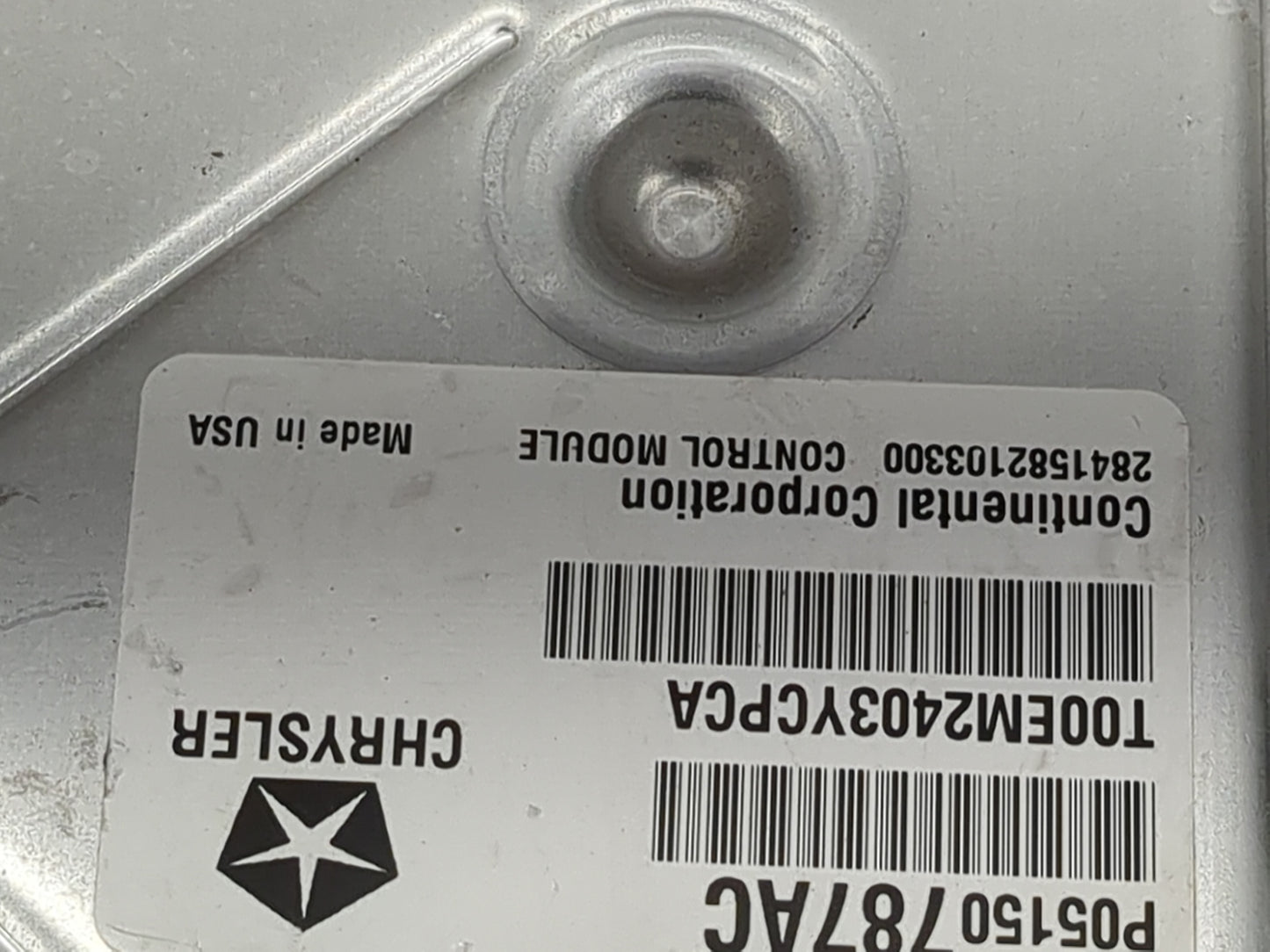 2014 Dodge Charger PCM Engine Control Computer ECU ECM PCU OEM P/N:P05150787AC Fits OEM Used Auto Parts - Oemusedautoparts1.