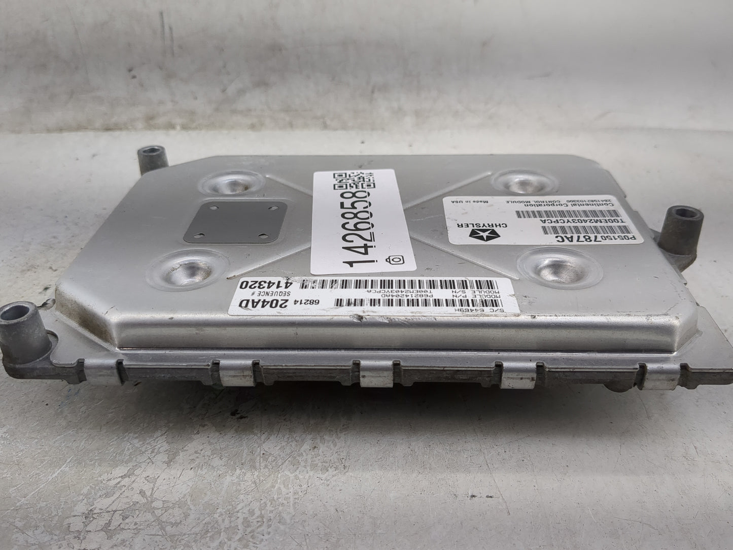 2014 Dodge Charger PCM Engine Control Computer ECU ECM PCU OEM P/N:P05150787AC Fits OEM Used Auto Parts - Oemusedautoparts1.