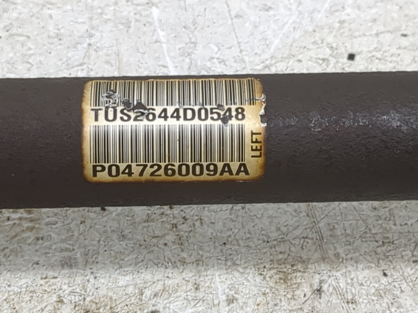 2011-2014 Dodge Charger Axle Shaft Rear Driver Cv C/v - Oemusedautoparts1.com