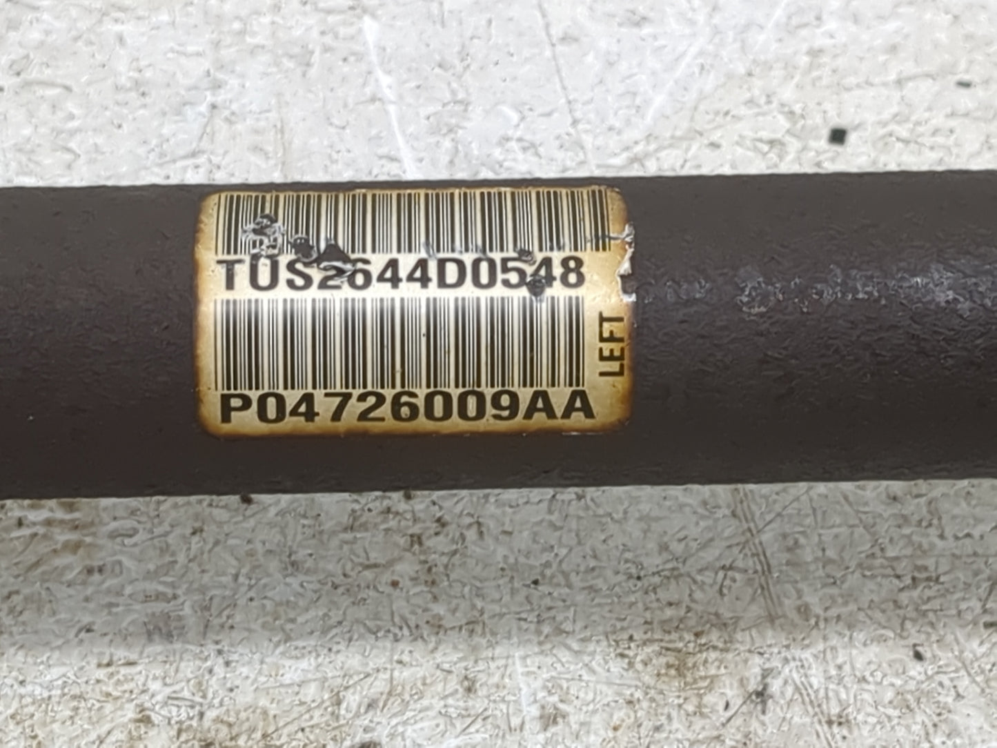 2011-2014 Dodge Charger Axle Shaft Rear Driver Cv C/v - Oemusedautoparts1.com