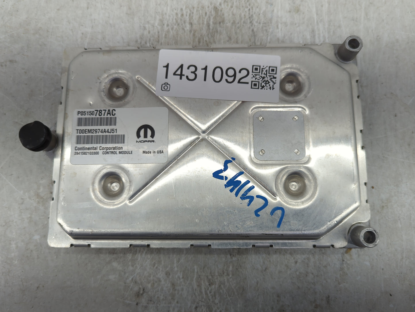 2014 Dodge Charger PCM Engine Control Computer ECU ECM PCU OEM P/N:P05150787AC T00EM2974A4J51 Fits OEM Used Auto Parts - Oem