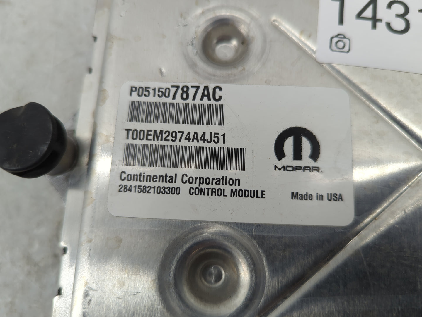 2014 Dodge Charger PCM Engine Control Computer ECU ECM PCU OEM P/N:P05150787AC T00EM2974A4J51 Fits OEM Used Auto Parts - Oem