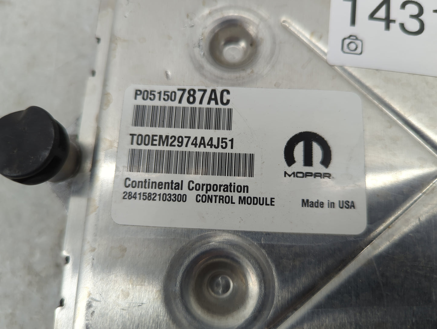 2014 Dodge Charger PCM Engine Control Computer ECU ECM PCU OEM P/N:P05150787AC T00EM2974A4J51 Fits OEM Used Auto Parts - Oem