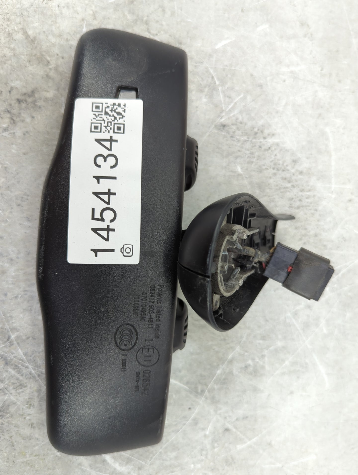2011-2014 Dodge Charger Interior Rear View Mirror Replacement OEM P/N:052417 905-4811 57010495AC Fits OEM Used Auto Parts - 
