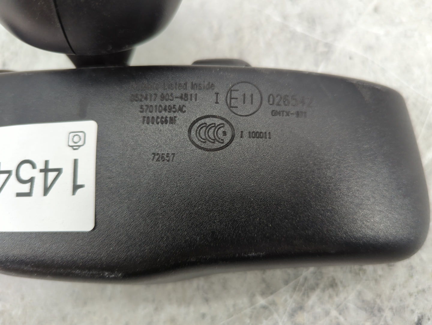 2011-2014 Dodge Charger Interior Rear View Mirror Replacement OEM P/N:052417 905-4811 57010495AC Fits OEM Used Auto Parts - 