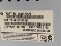 2014 Dodge Charger Radio Cd Changer 05064798ai|tz1aa2173f0327 - Oemusedautoparts1.com