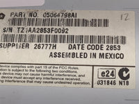 2011-2014 Dodge Charger Information Radio Display Screen 1473135 - Oemusedautoparts1.com