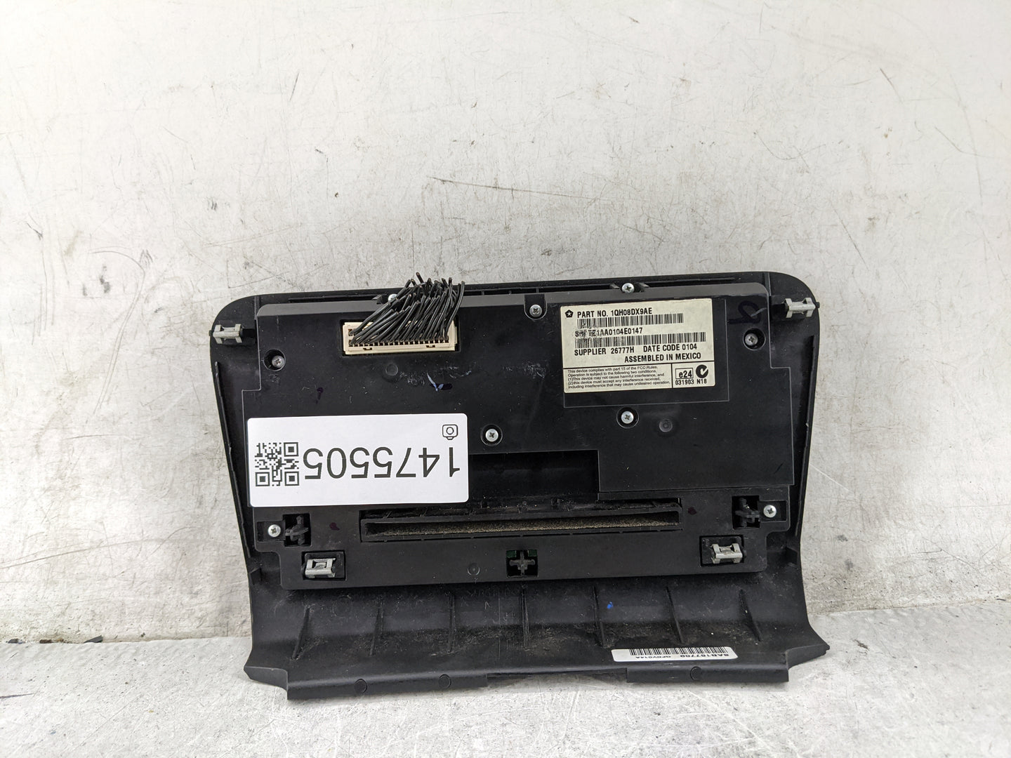 2011-2014 Dodge Charger Climate Control Module Temperature AC/Heater Replacement P/N:1QH08DX9AE Fits Fits 2011 2012 2013 201