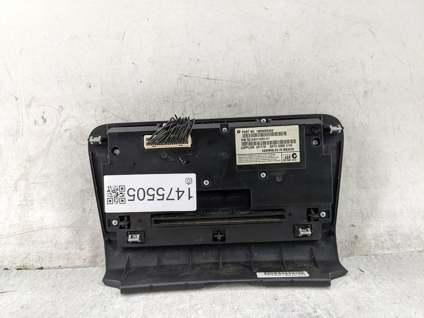 2011-2014 Dodge Charger Climate Control Module Temperature AC/Heater Replacement P/N:1QH08DX9AE Fits Fits 2011 2012 2013 201