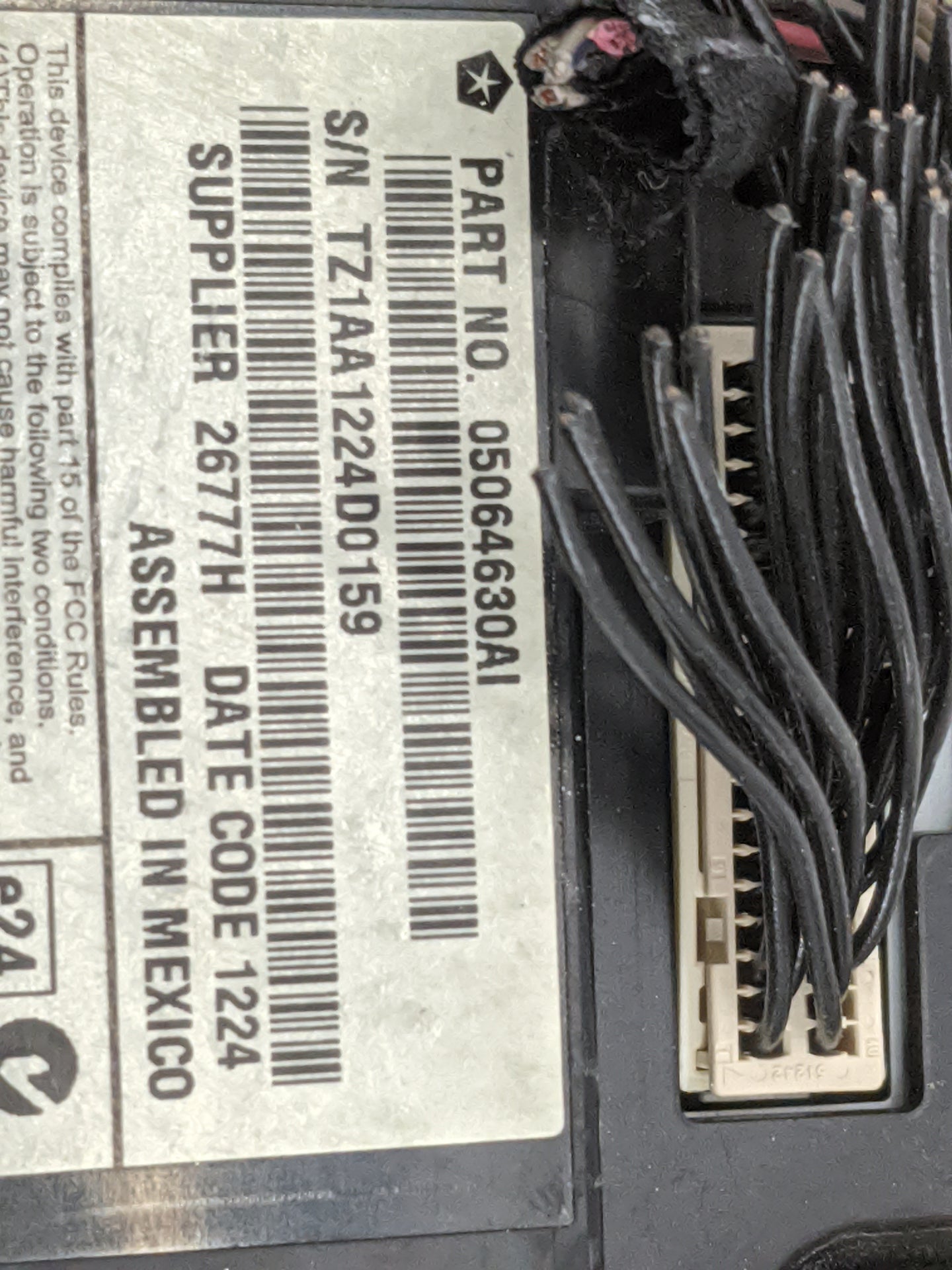 2011-2014 Dodge Charger Information Display Screen 1477798 - Oemusedautoparts1.com