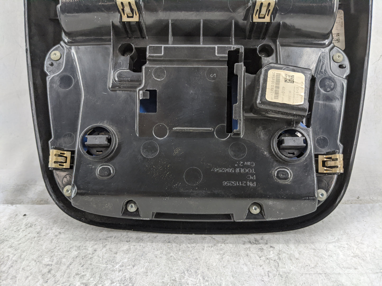 2014 Dodge Charger Overhead Roof Console Black - Oemusedautoparts1.com