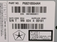 2014 Dodge Charger Radio AM FM Cd Player Receiver Replacement P/N:P68210554AH CQ-UC03E4GX Fits OEM Used Auto Parts - Oemused