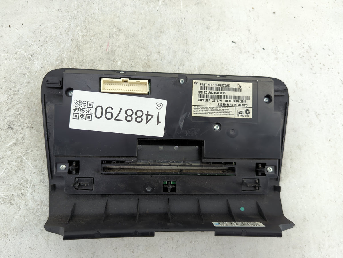 2013-2014 Dodge Charger Climate Control Module Temperature AC/Heater Replacement P/N:1QH08DX9AE Fits Fits 2013 2014 OEM Used