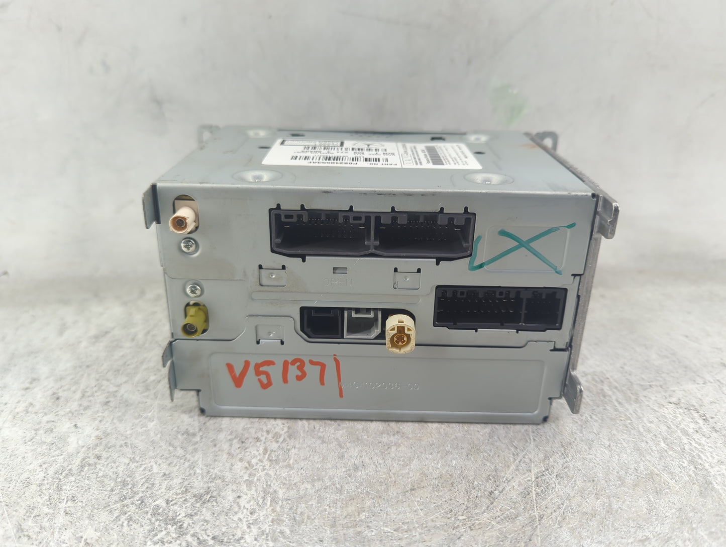 2014 Dodge Charger Radio AM FM Cd Player Receiver Replacement P/N:P68210553AF CQ-ZC0 Fits OEM Used Auto Parts - Oemusedautop