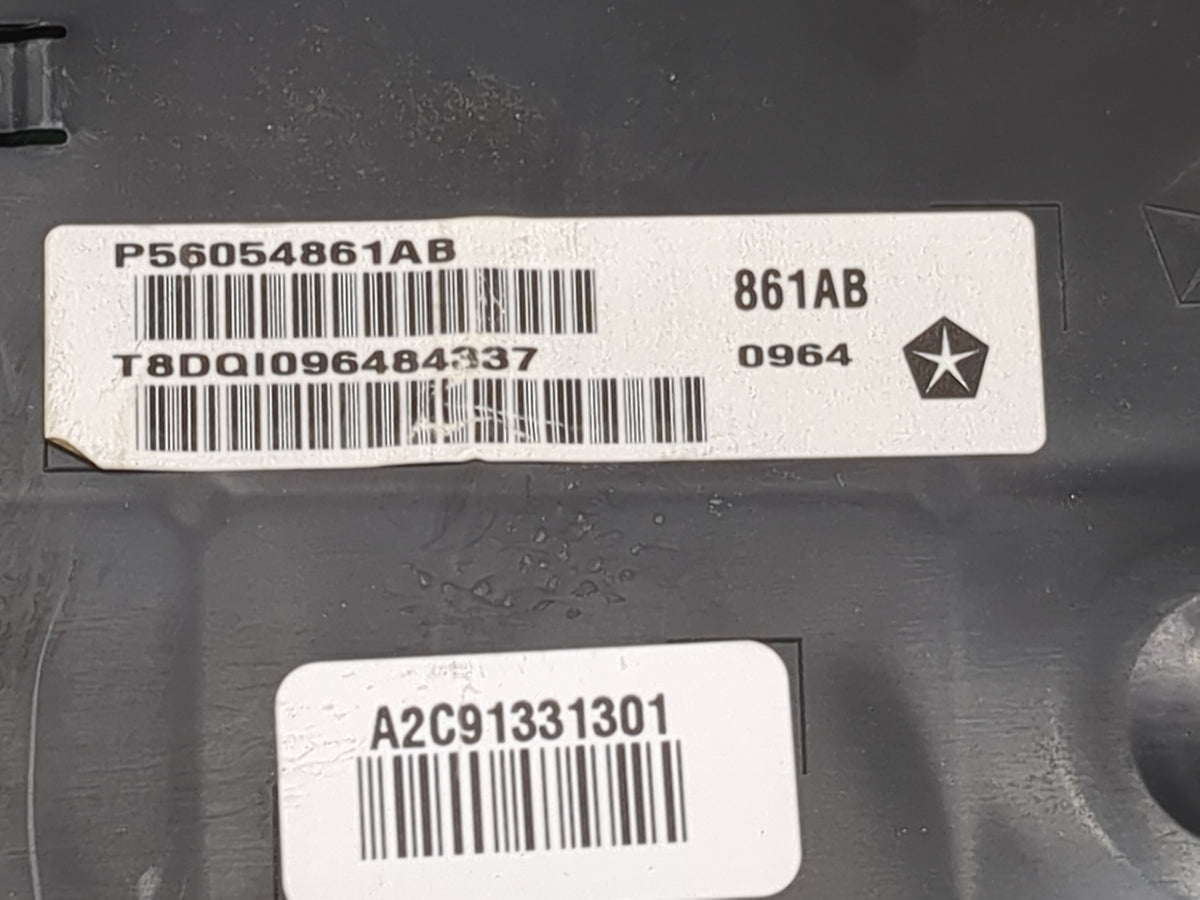 2014 Dodge Charger Instrument Cluster Speedometer Gauges P/N:P56054861AB A2C91331301, T8DQI096484337 Miles: Fits OEM Used Au