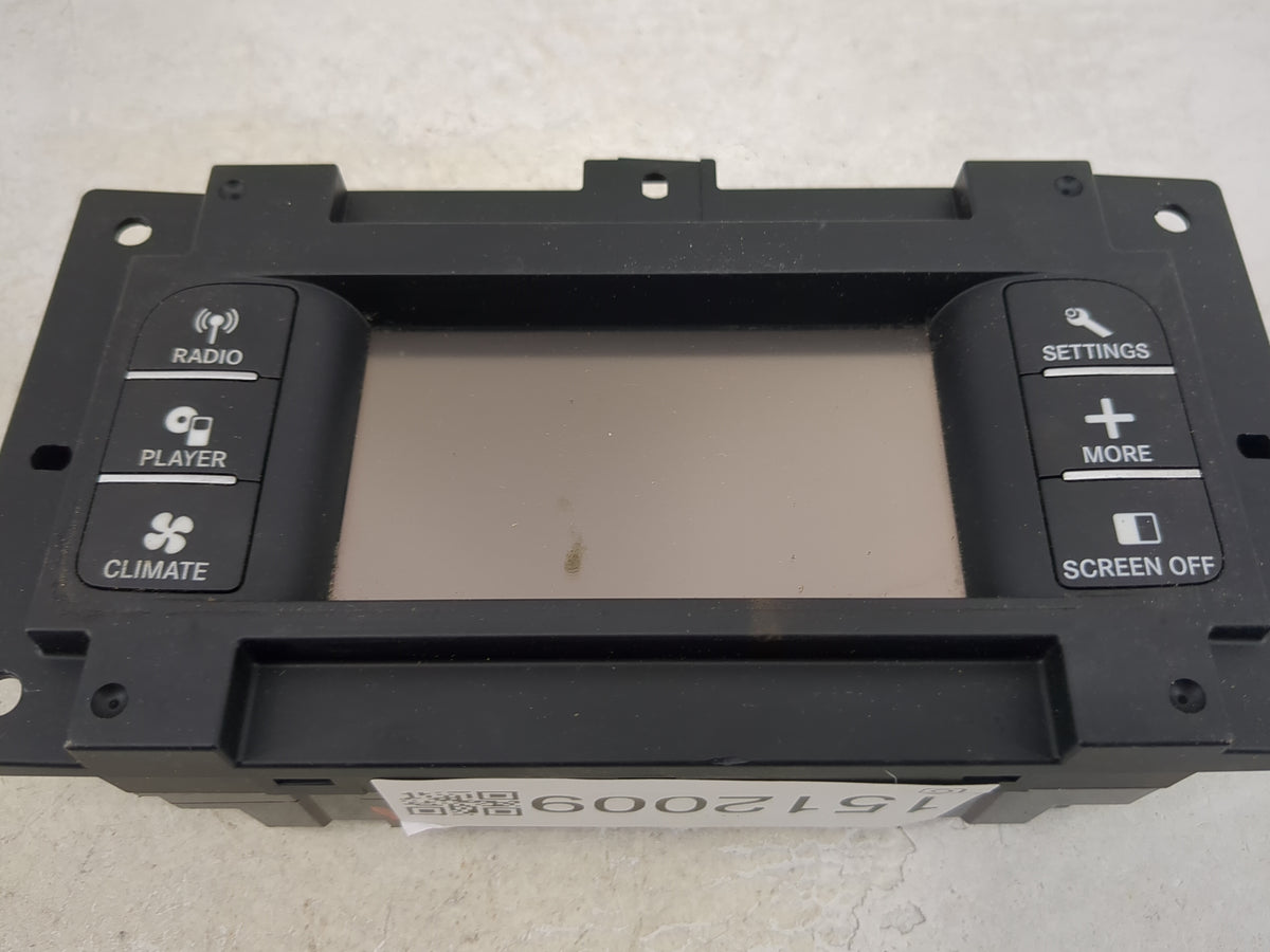 2011-2014 Dodge Charger Information Radio Display Screen 1512009 - Oemusedautoparts1.com