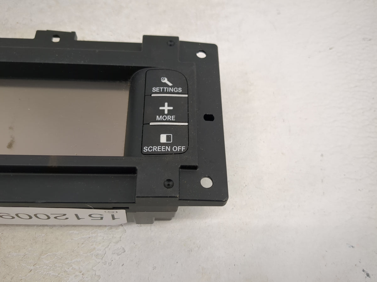 2011-2014 Dodge Charger Information Radio Display Screen 1512009 - Oemusedautoparts1.com