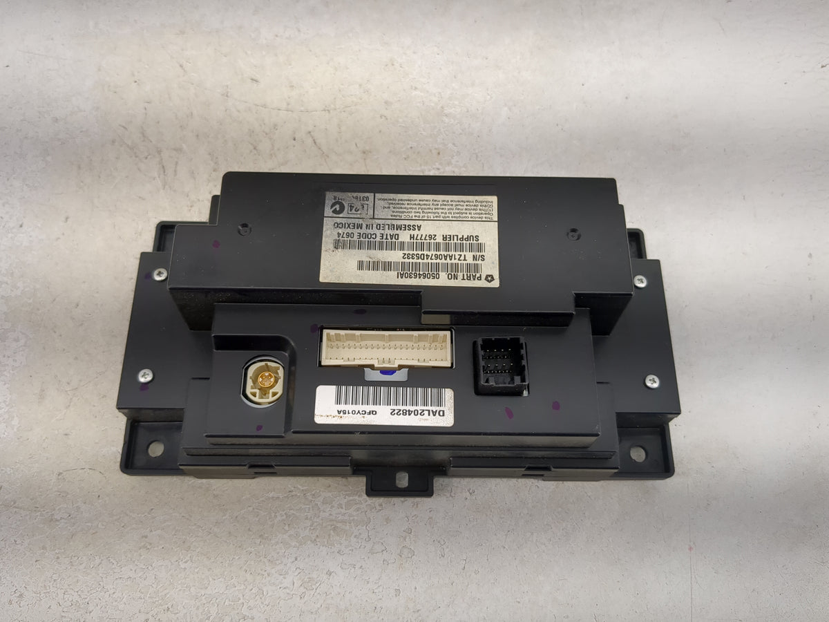2011-2014 Dodge Charger Information Radio Display Screen 1512009 - Oemusedautoparts1.com