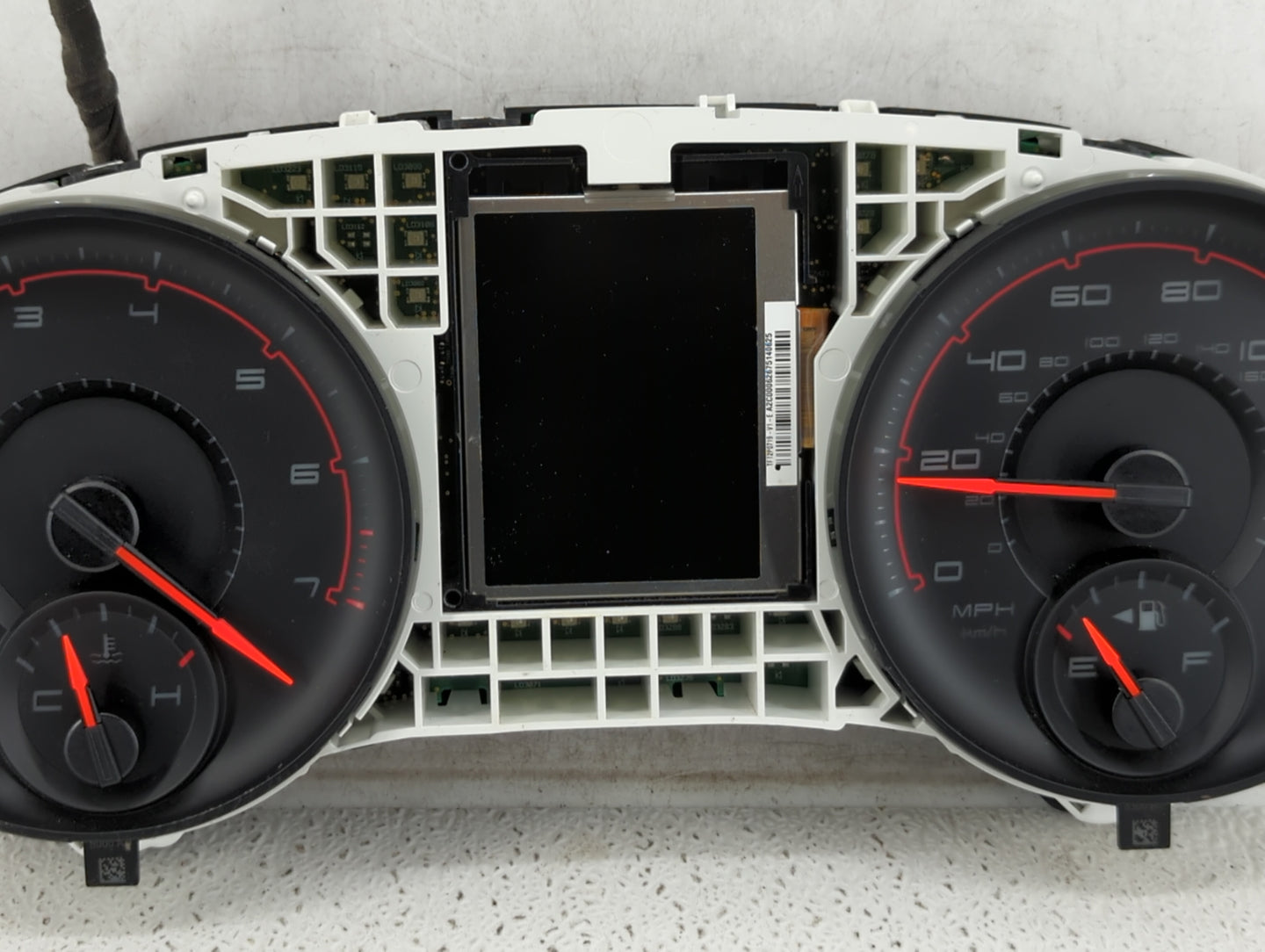 2014 Dodge Charger Instrument Cluster Speedometer Gauges P/N:P56054735AC P56054732AC Fits OEM Used Auto Parts - Oemusedautop