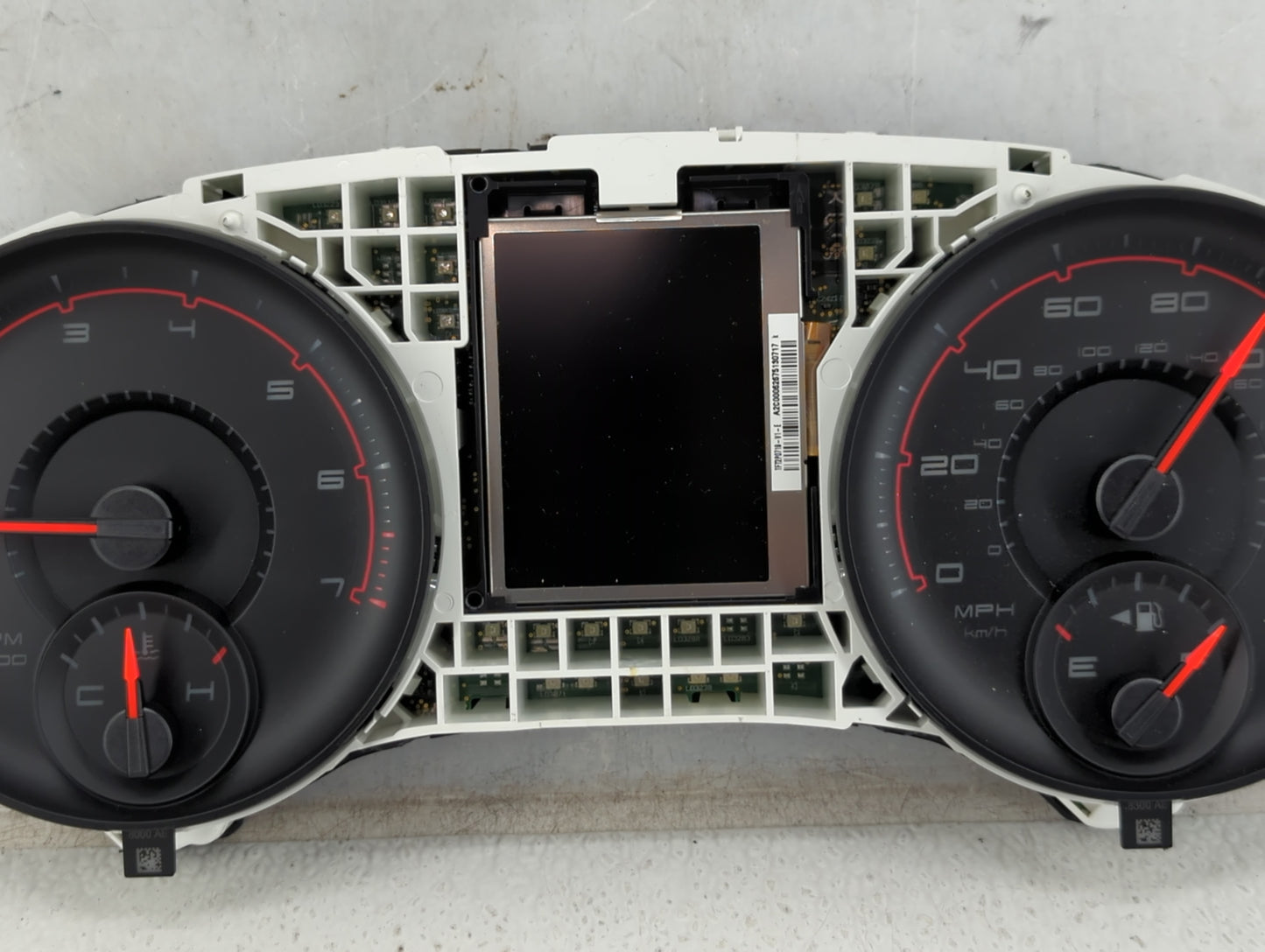 2014 Dodge Charger Instrument Cluster Speedometer Gauges P/N:P56054732AB Fits OEM Used Auto Parts - Oemusedautoparts1.com