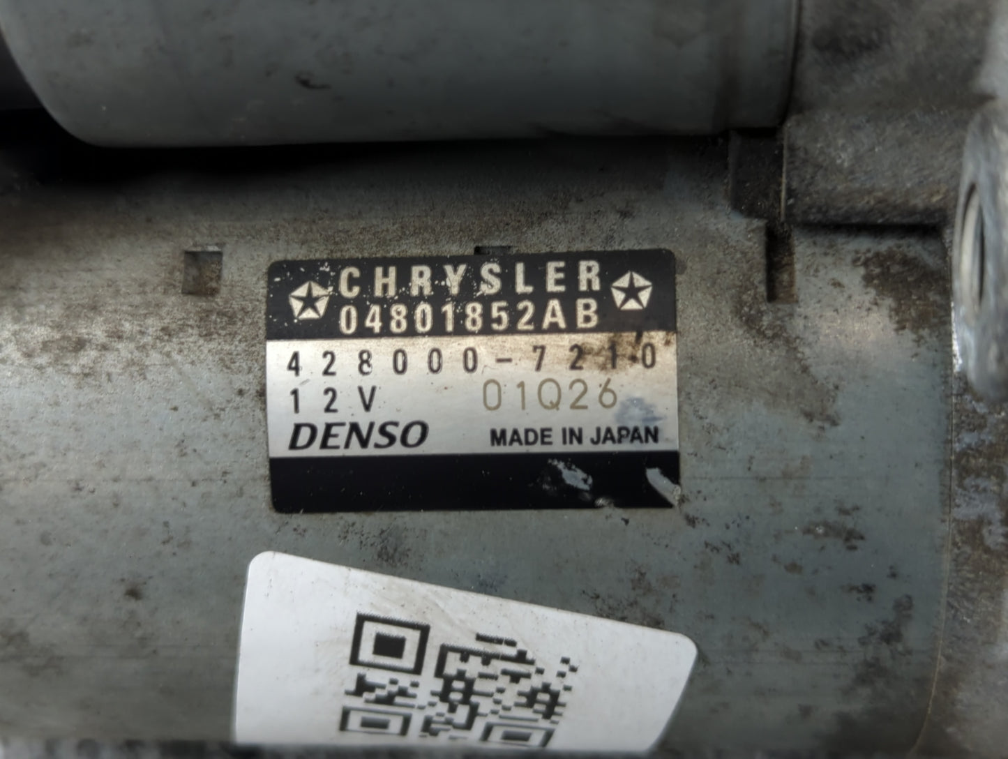 2007-2022 Dodge Charger Car Starter Motor Solenoid OEM P/N:04801852AB 428000-7210 Fits OEM Used Auto Parts - Oemusedautopart
