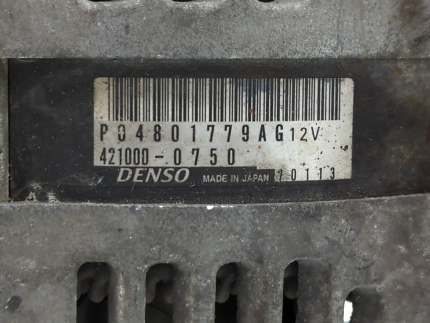 2011-2022 Dodge Charger Alternator Replacement Generator Charging Assembly Engine OEM P/N:P04801779AG Fits OEM Used Auto Par