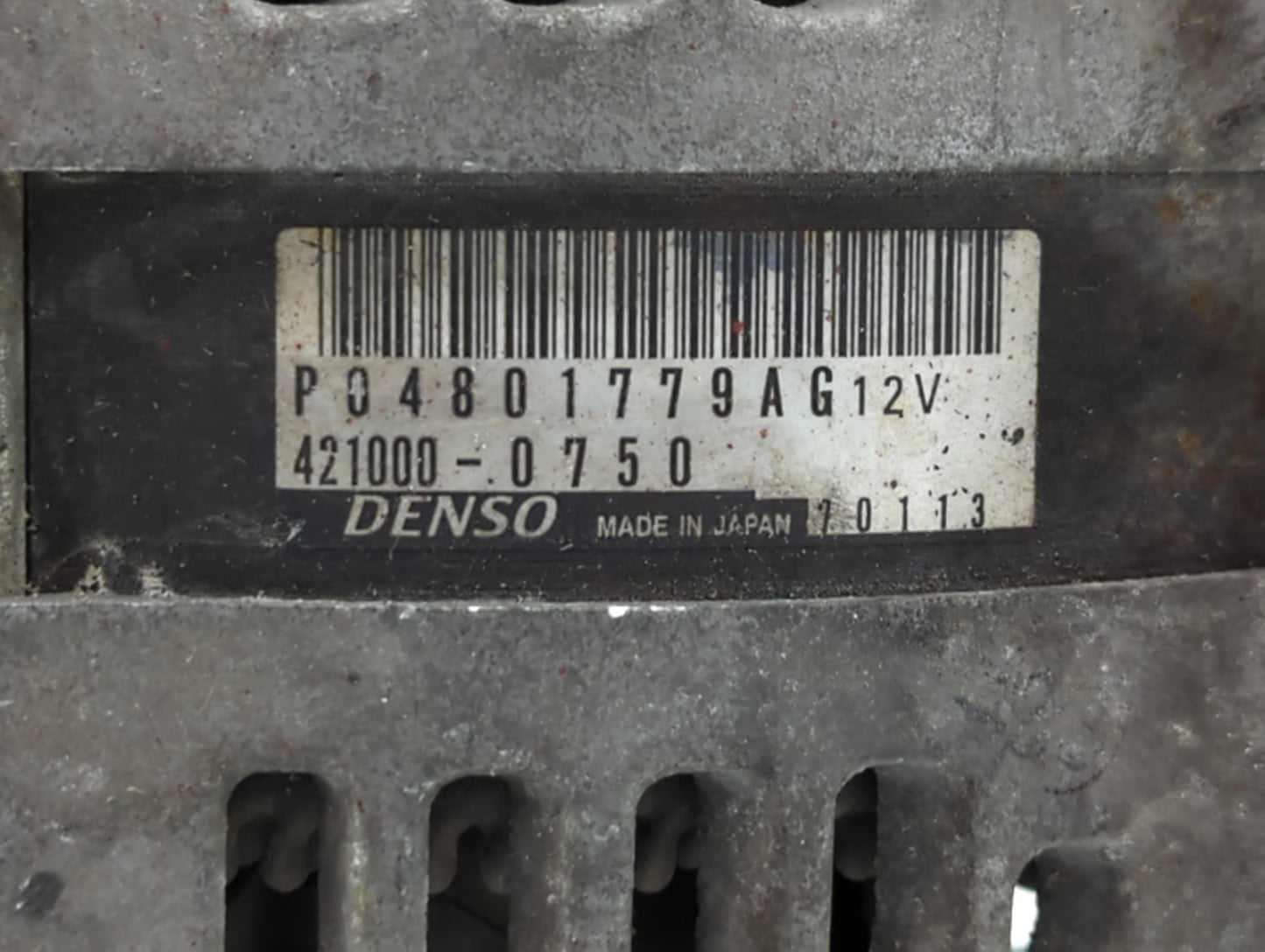 2011-2022 Dodge Charger Alternator Replacement Generator Charging Assembly Engine OEM P/N:P04801779AG Fits OEM Used Auto Par